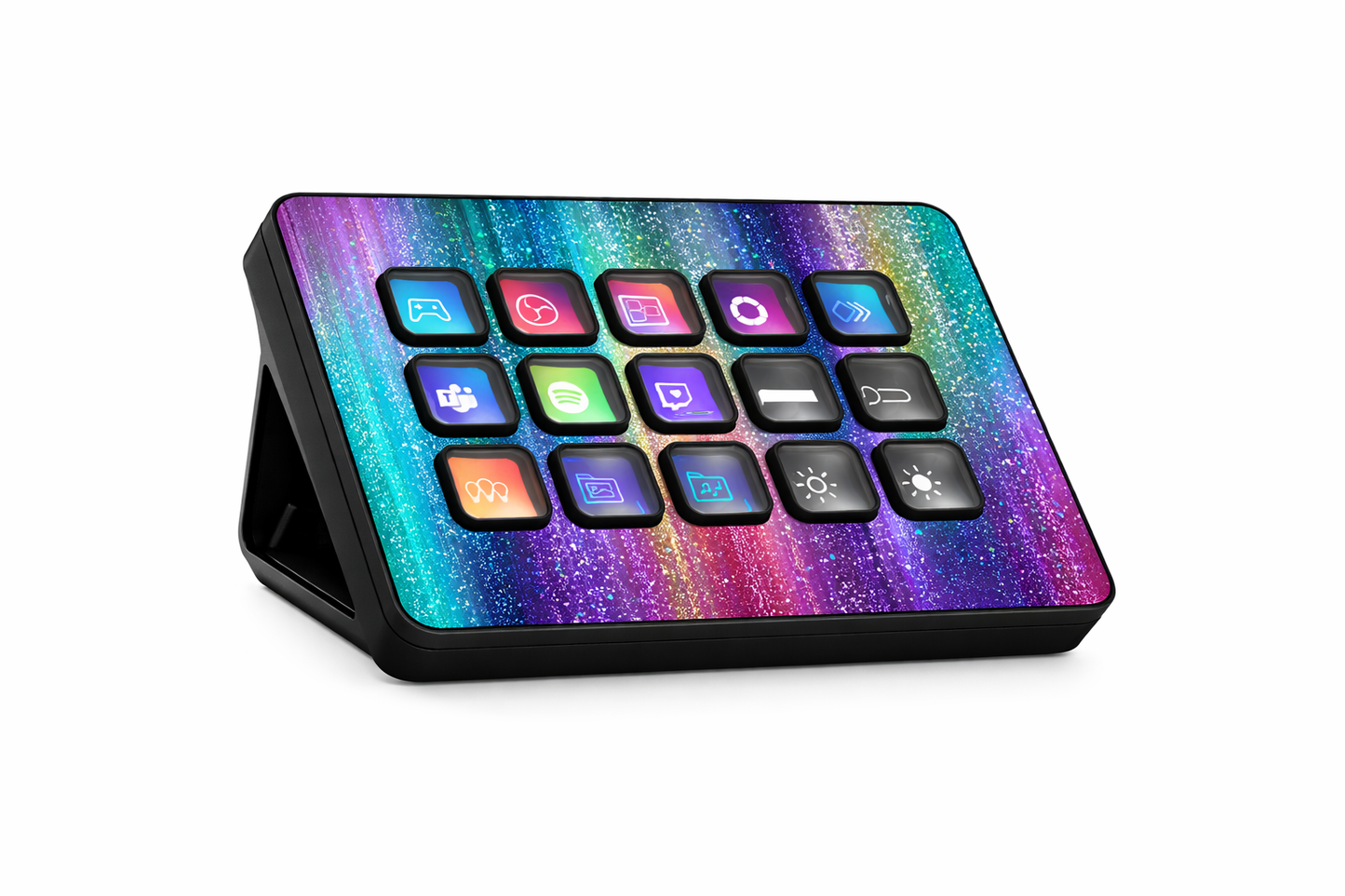 Stream Deck MK2 Cover | REGENBOGEN | Mach dein Stream Deck zu deinem eigenen