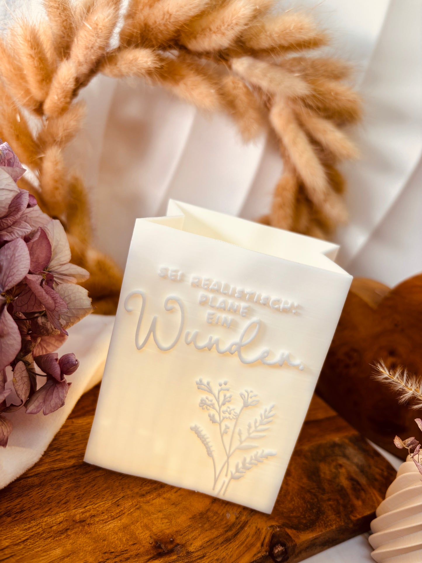 3D-Druckdatei - Windlicht - Papiertüte - Wunder