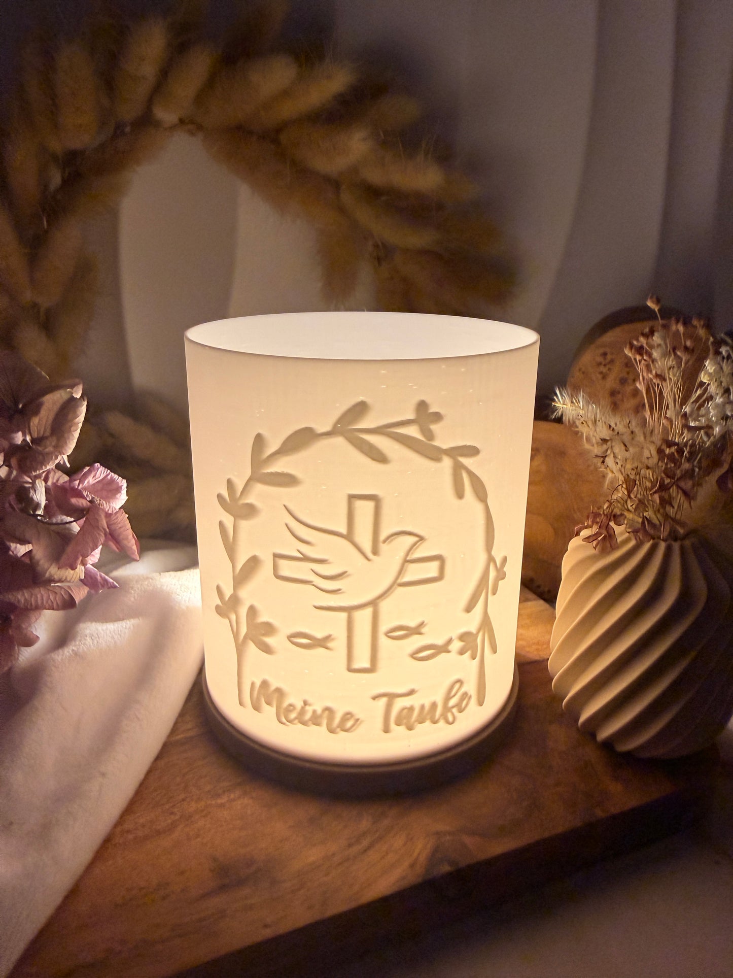3D-Druckdatei - Windlicht - meine Taufe