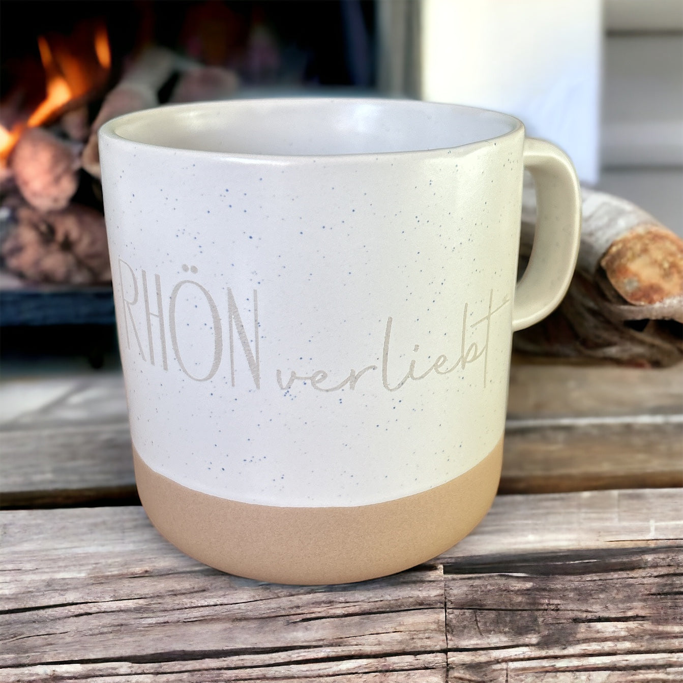 "RHÖNverliebt" Handgetöpferte Tasse