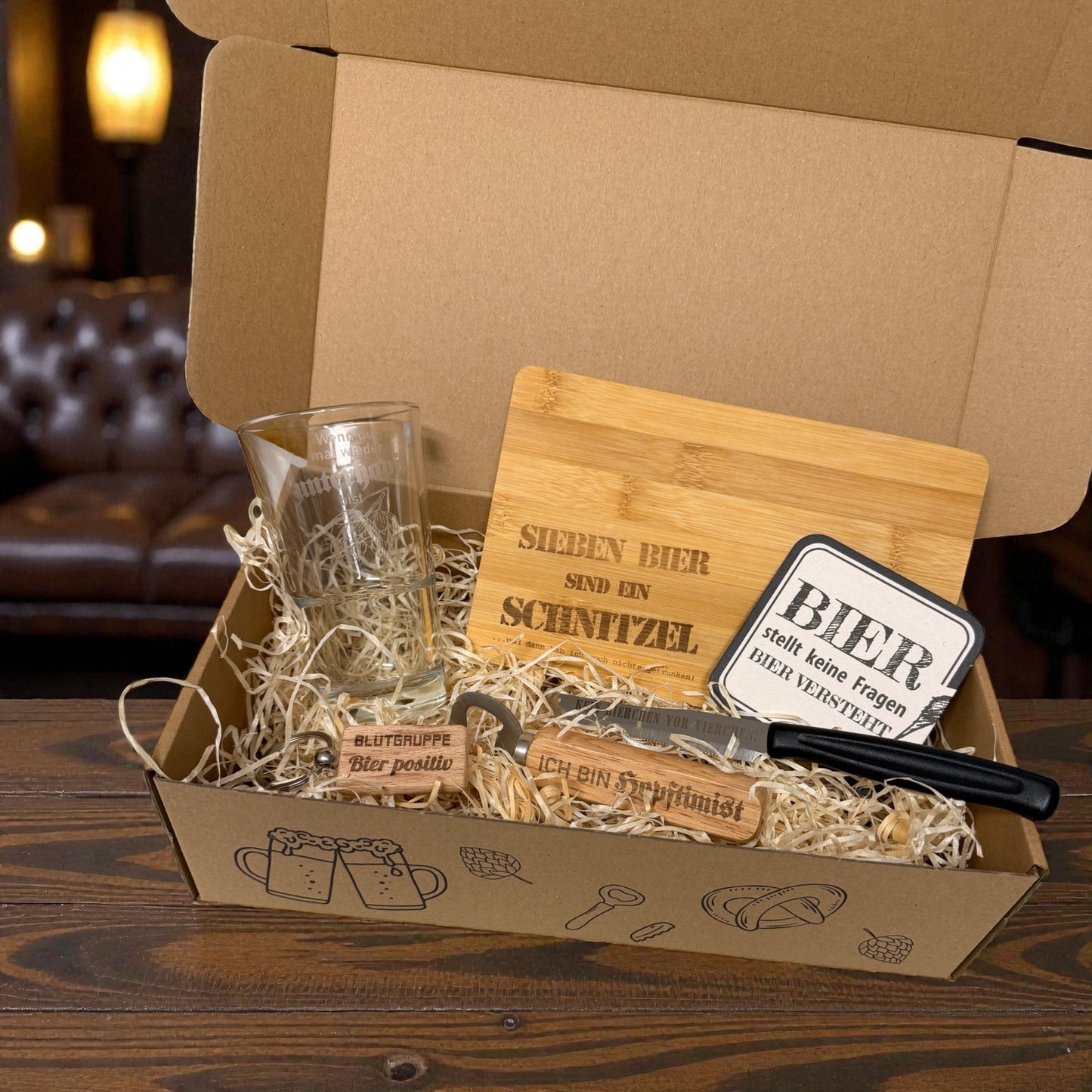 Geschenkbox für Bierfreunde und Bierliebhaber