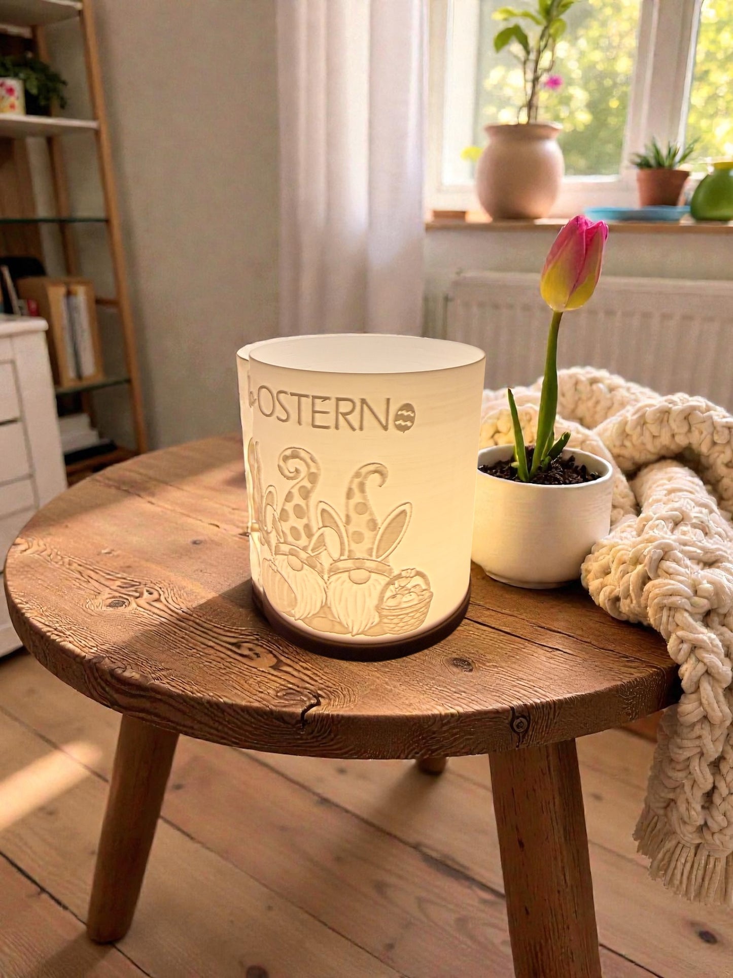 3D-Druckdatei - Windlicht - Oster Wichtel