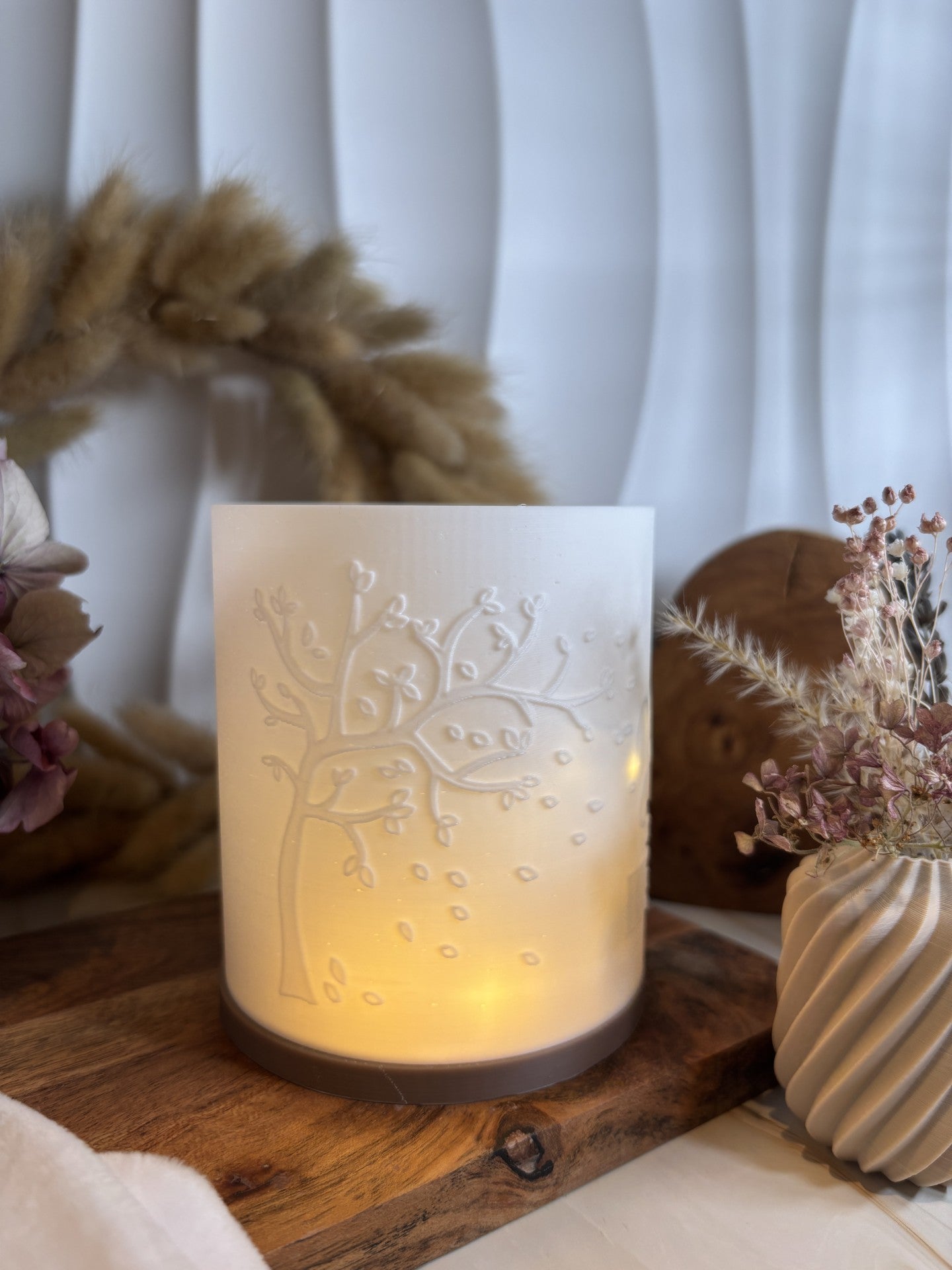 3D-Druckdatei - Windlicht - Herbst Konfetti