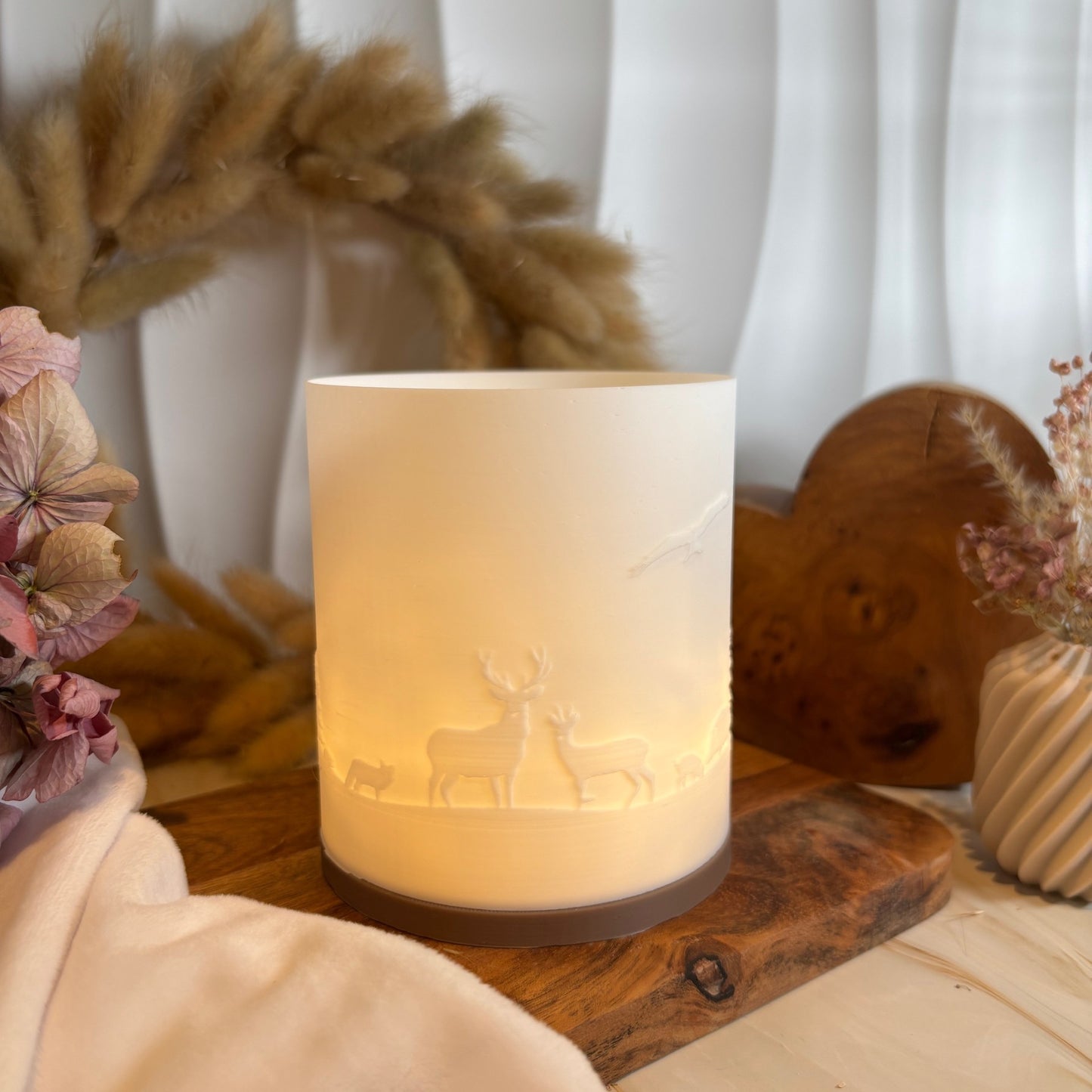 3D-Druckdatei - Windlicht - Jagdlandschaft