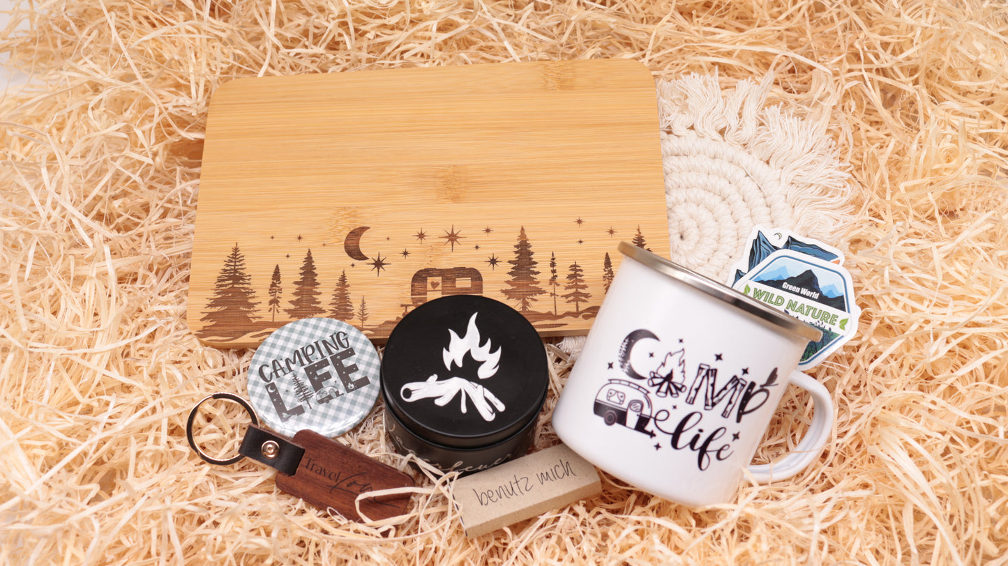 Camping Geschenktüte "Wohnwagen"