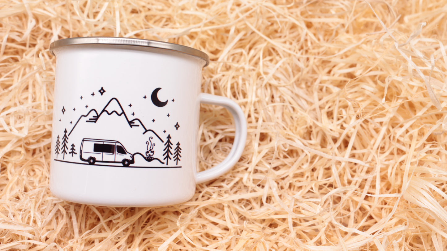 Camping Geschenktüte "Vanlife Frühstück"