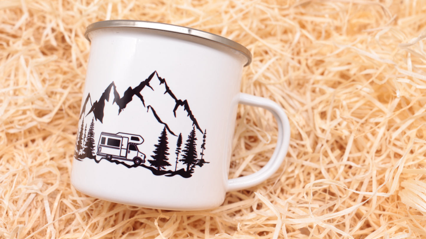 Camping Geschenktüte "Wohnmobil Frühstück"