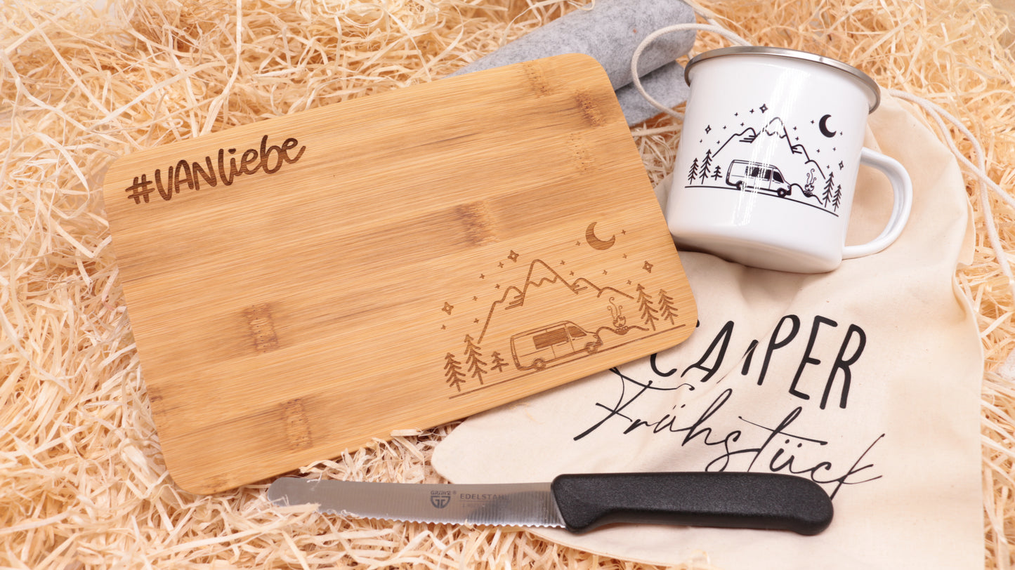 Camping Geschenktüte "Vanlife Frühstück"