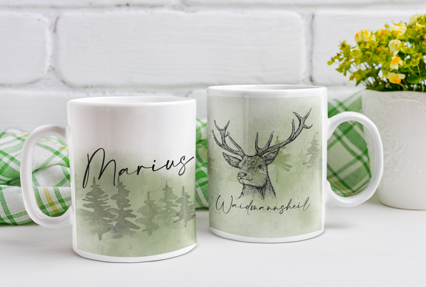 "Weidmannsheil" Tasse in Keramik