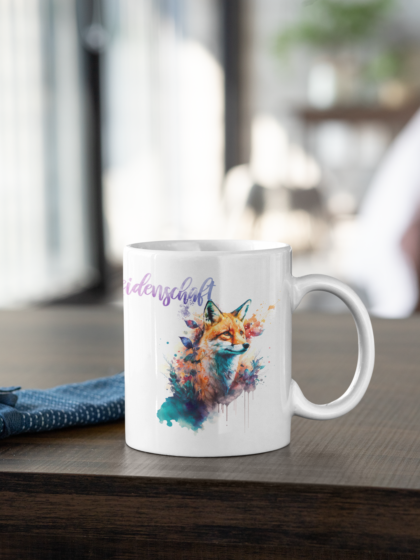 "Jägerin aus Leidenschaft" Tasse aus Keramik