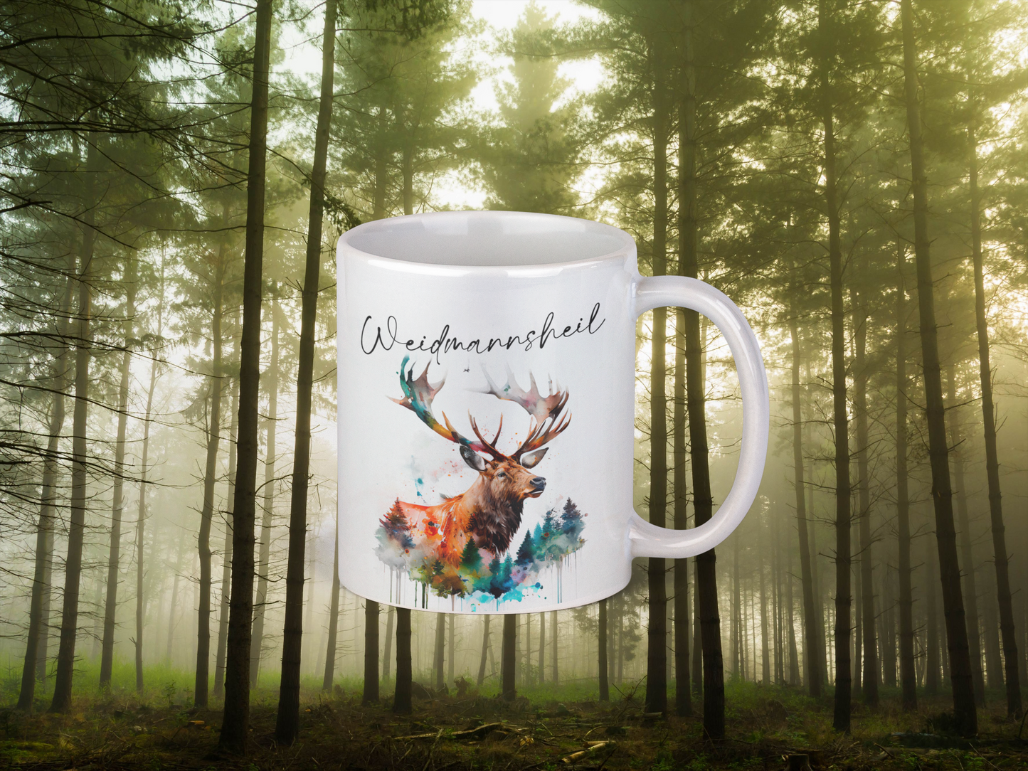 "Weidmannsheil" Tasse in Keramik