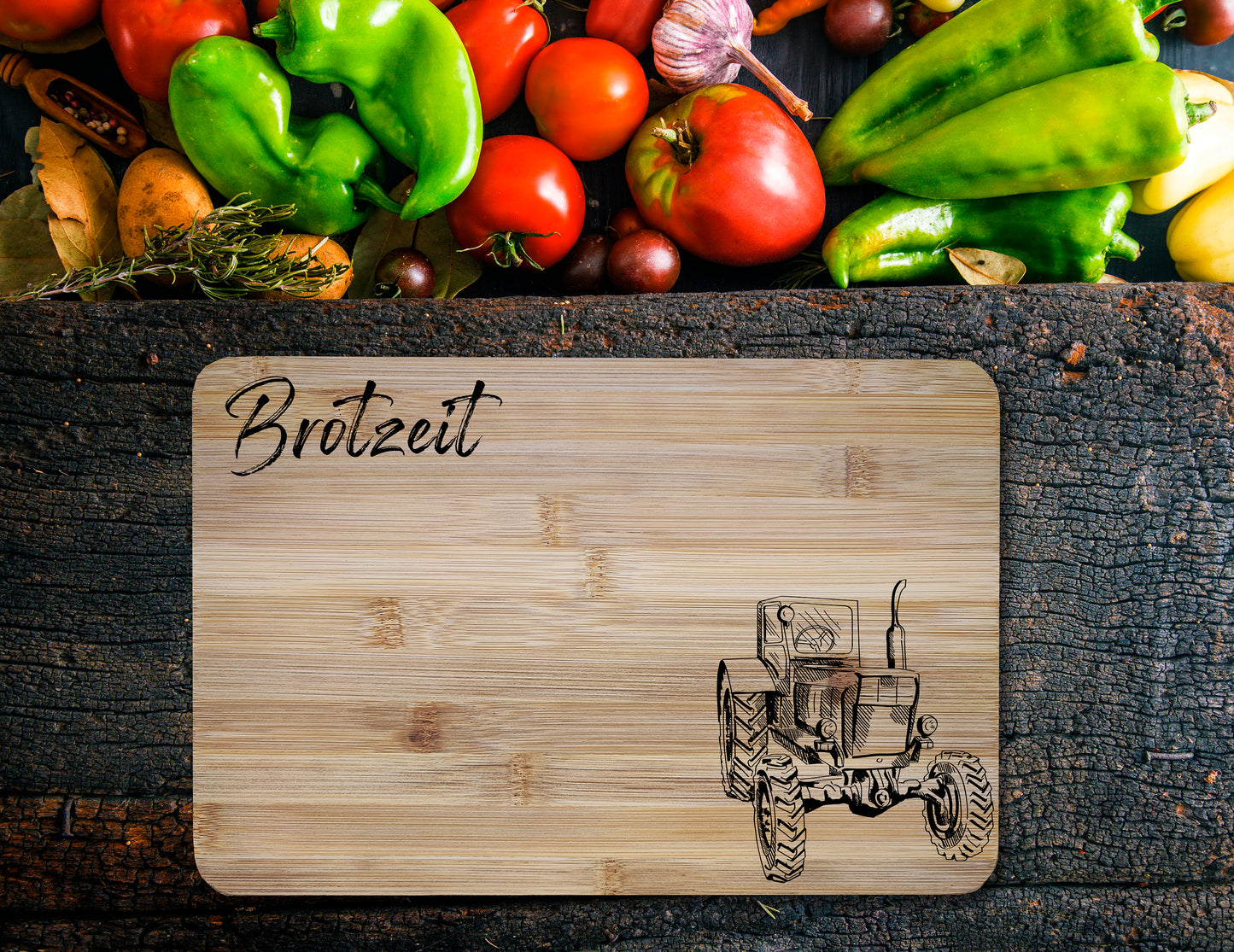 Das Brotzeitbrettchen für Dorfkinder
