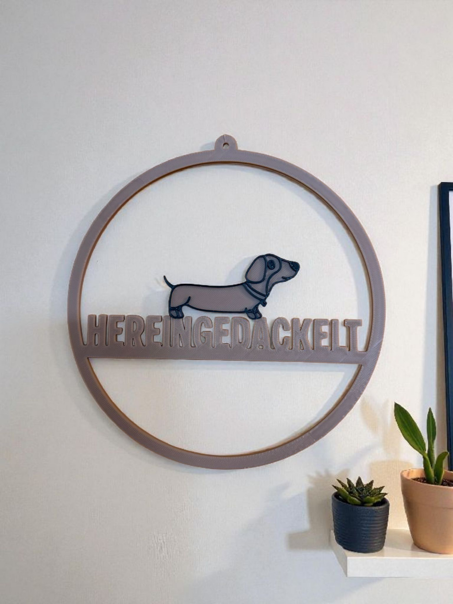 3D-Druckdatei STL + 3MF Türkranz - Hereingedackelt - Fensterkranz