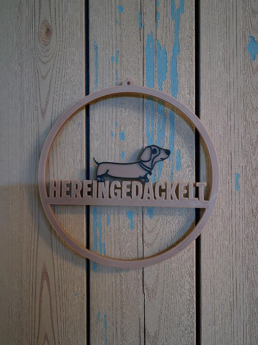 3D-Druckdatei STL + 3MF Türkranz - Hereingedackelt - Fensterkranz