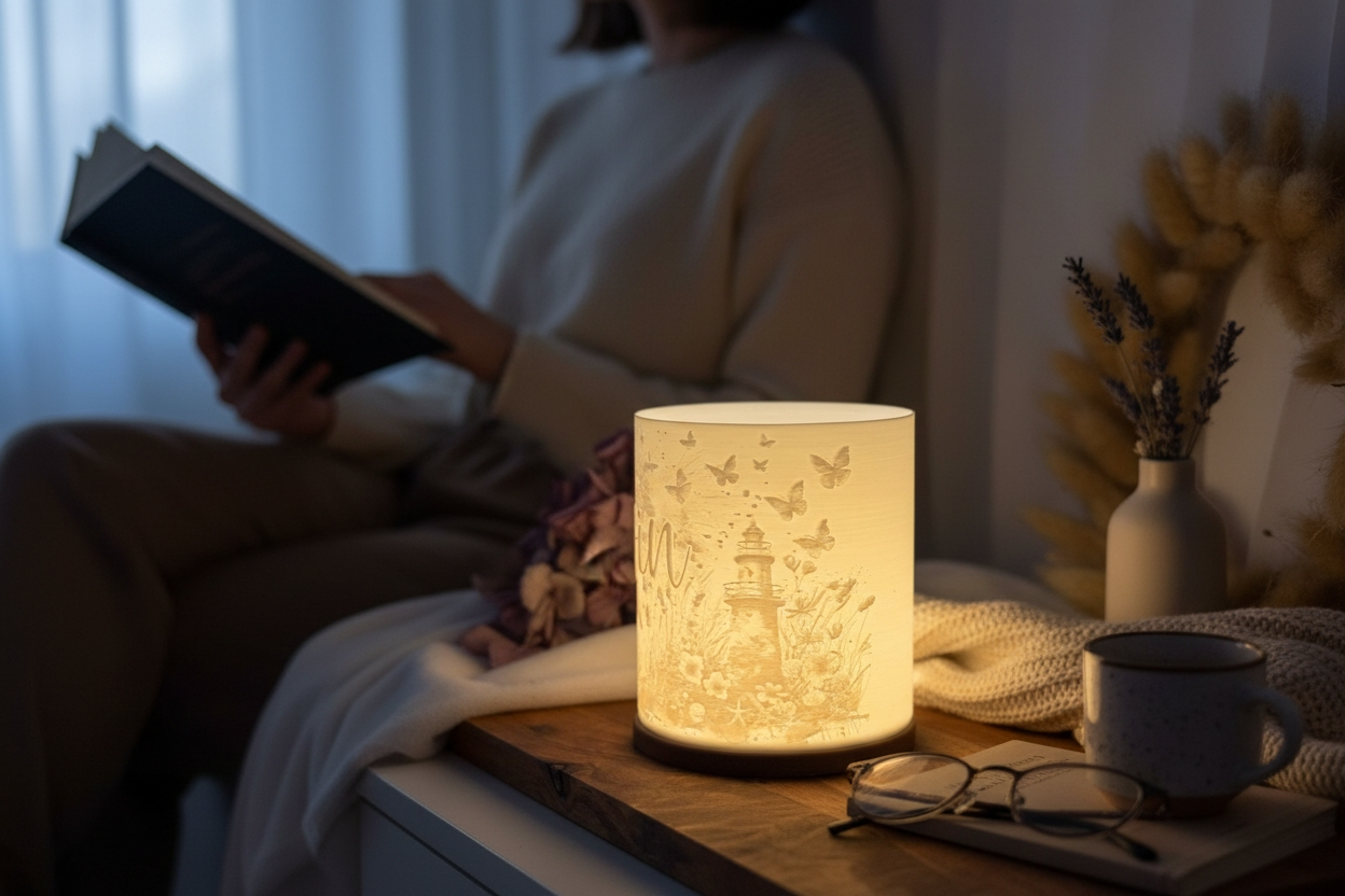 3D-Druckdatei - Windlicht - Moin