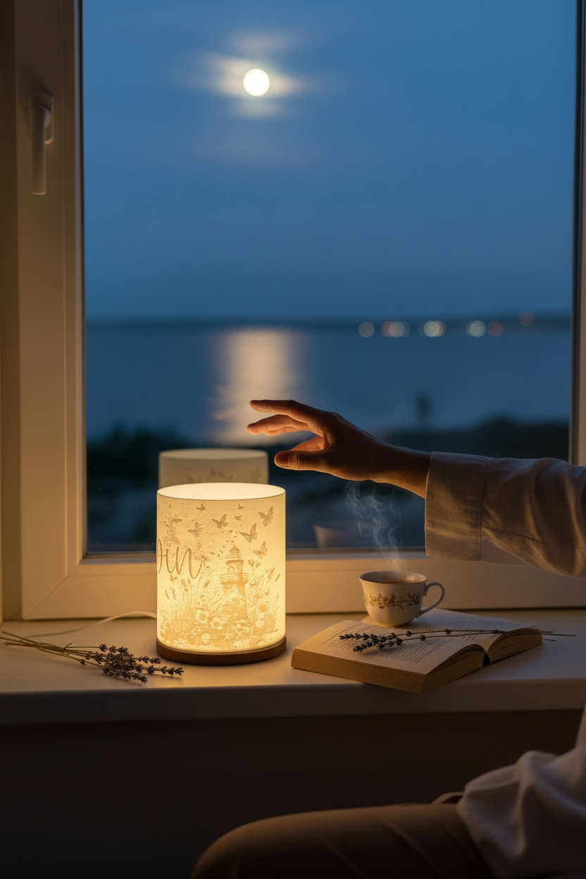 3D-Druckdatei - Windlicht - Moin