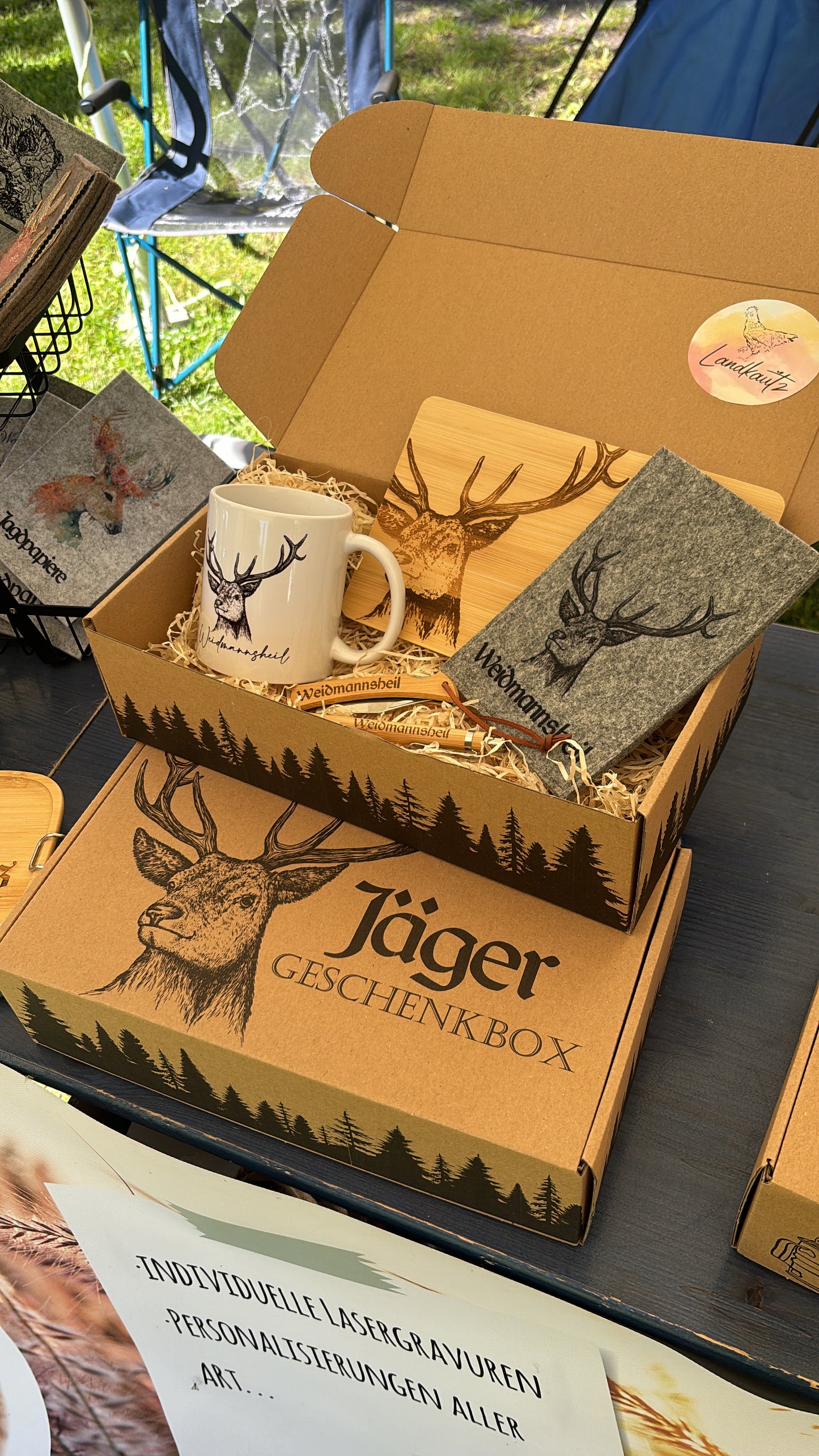 Geschenk Box für Jäger und Jägerinnen