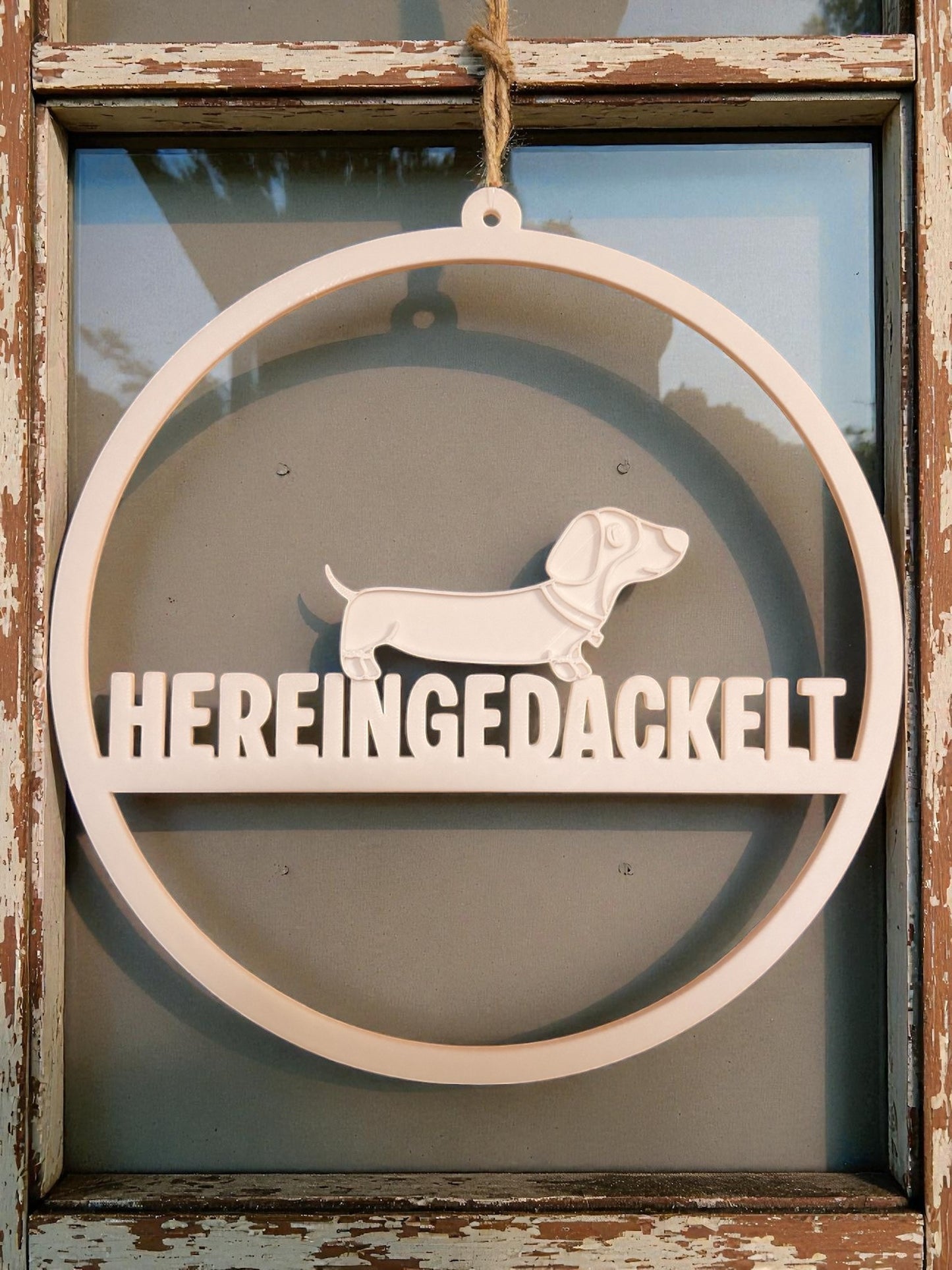 3D-Druckdatei STL + 3MF Türkranz - Hereingedackelt - Fensterkranz