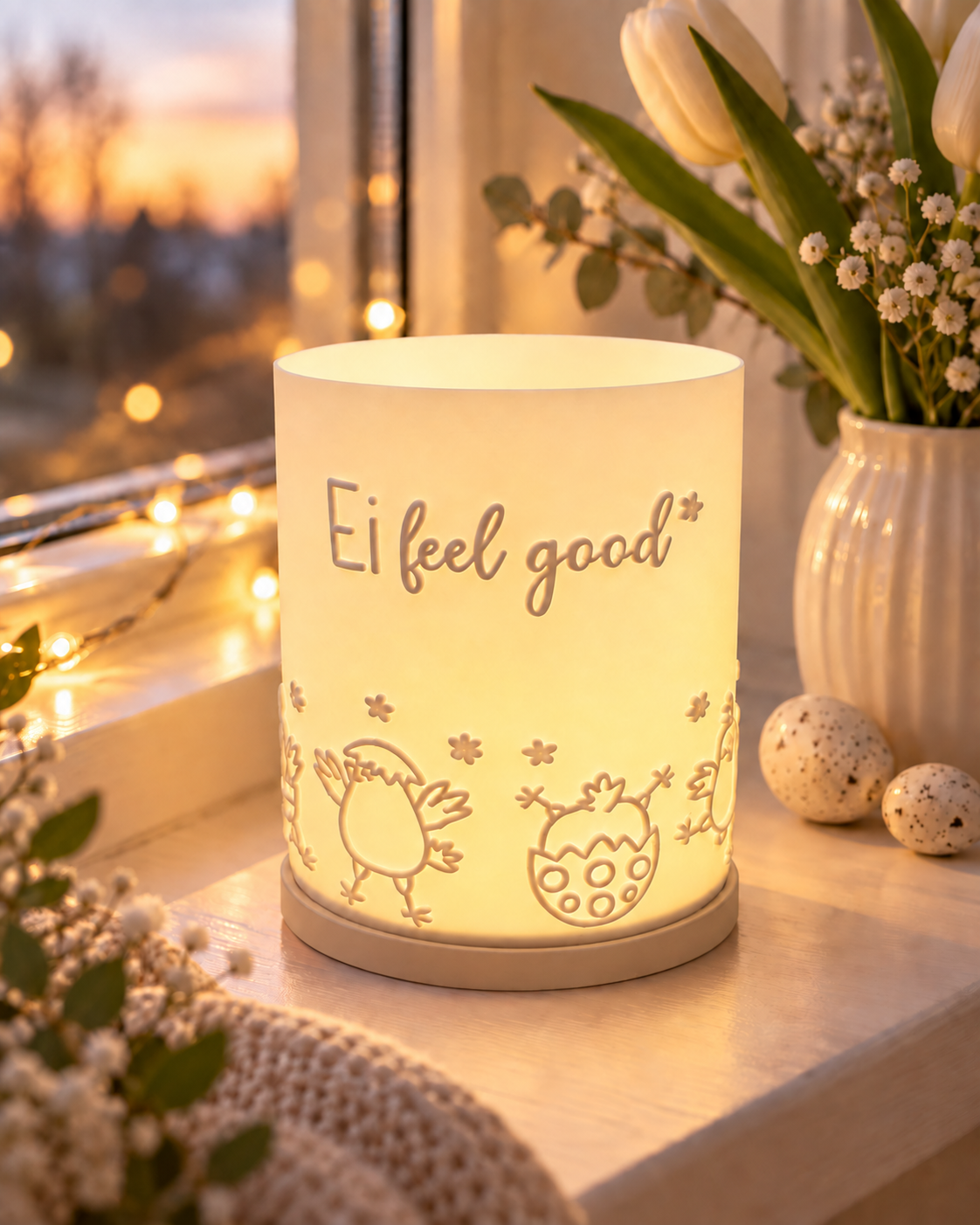 3D-Druckdatei - Windlicht - ei feel good