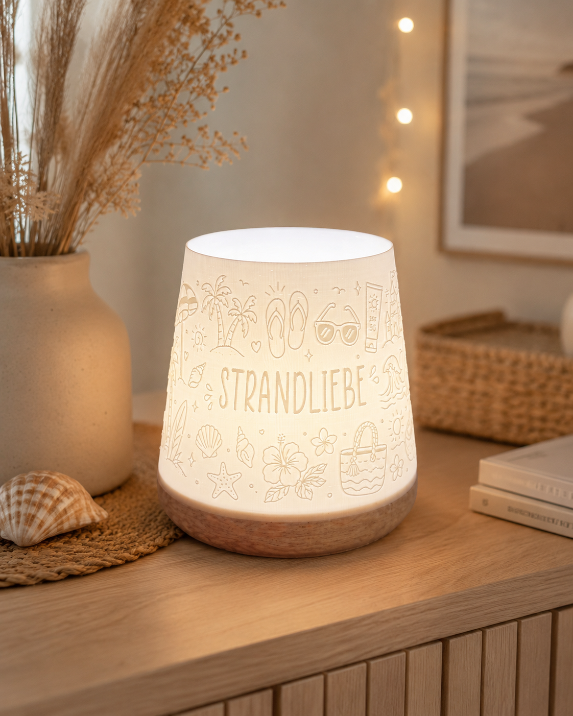 3D-Druckdatei - Windlicht - Strandliebe