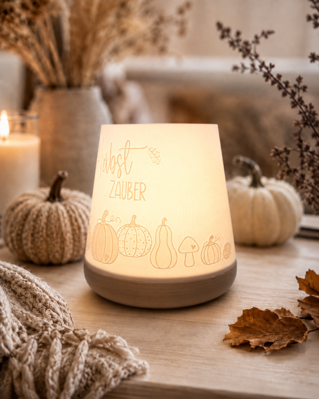 3D-Druckdatei - Windlicht - Herbstzauber Kegel