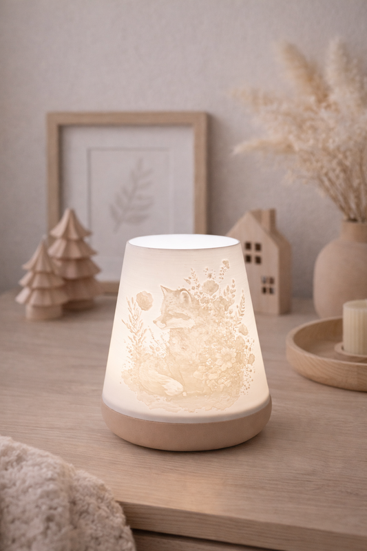 3D-Druckdatei - Windlicht - Fuchs Flower