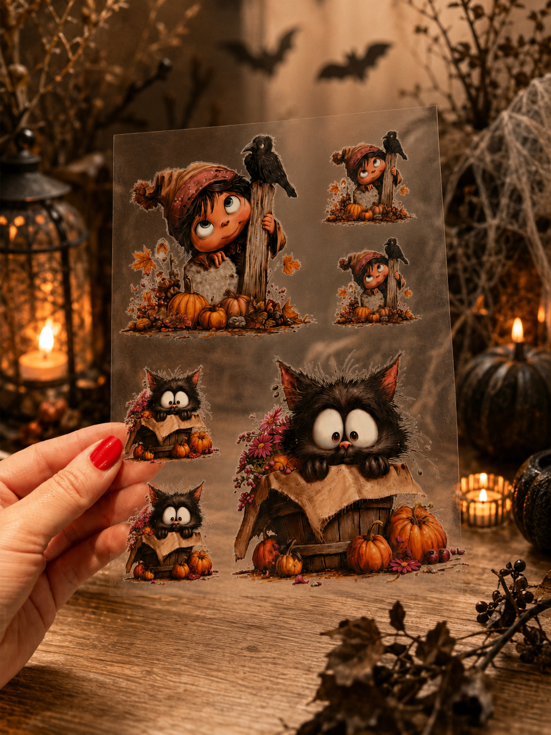 Rub-On Sticker Halloween Nr. 1