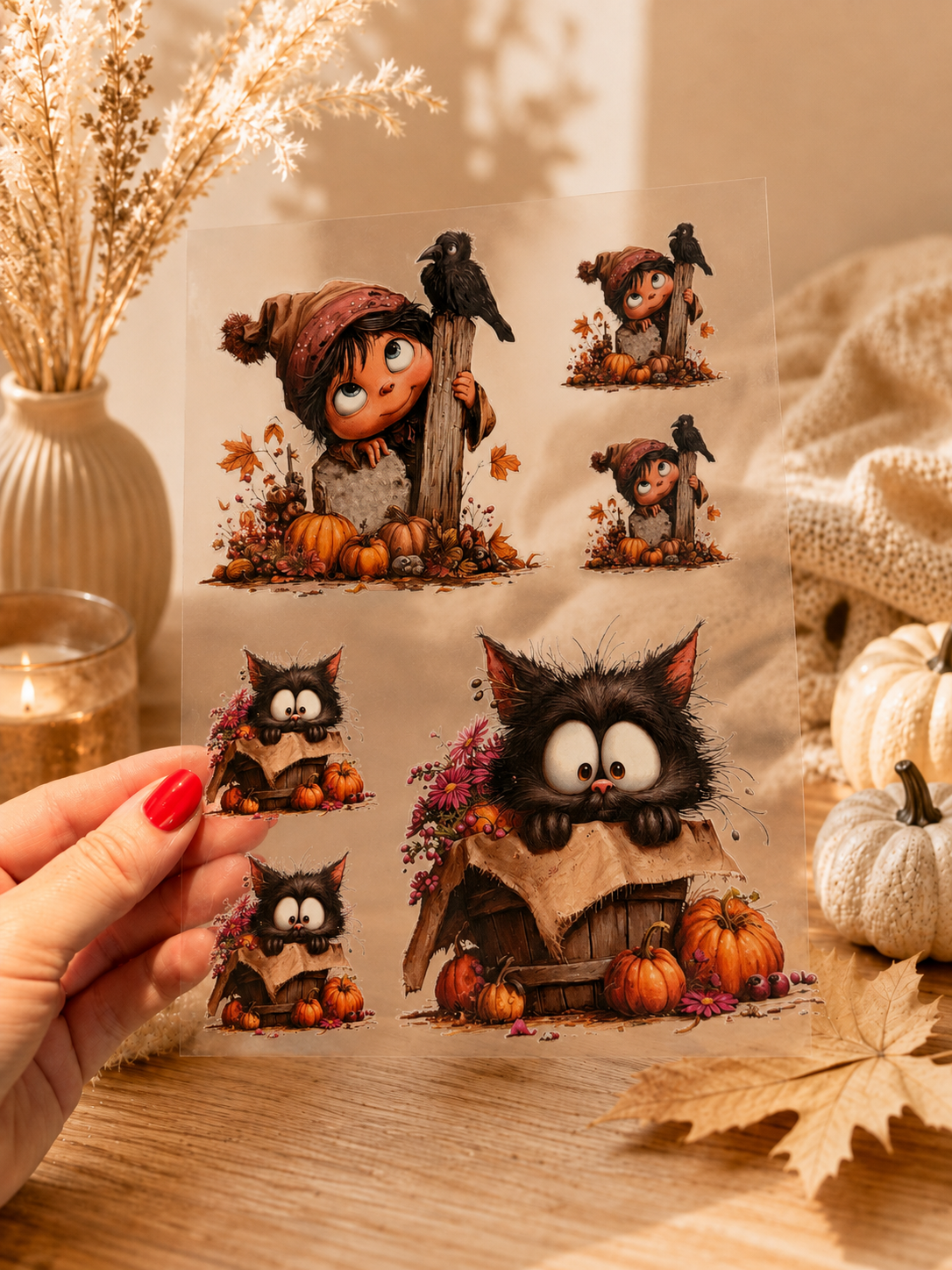 Rub-On Sticker Halloween Nr. 1