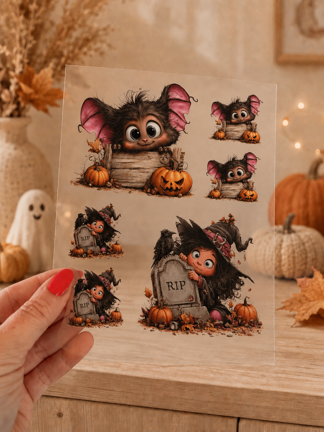 Rub-On Sticker Halloween Nr. 2