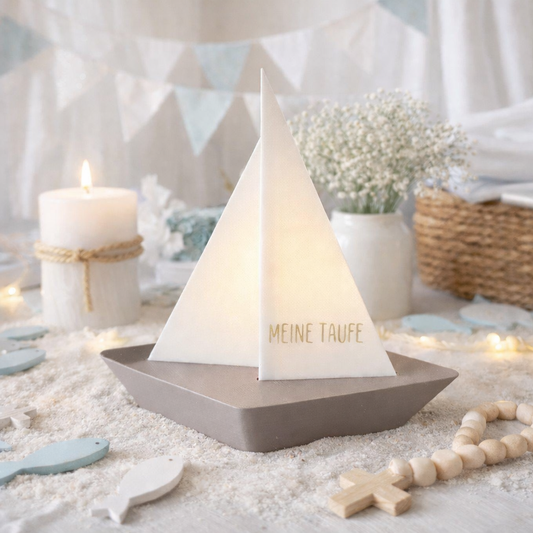 3D-Druckdatei - Segelboot - Meine Taufe