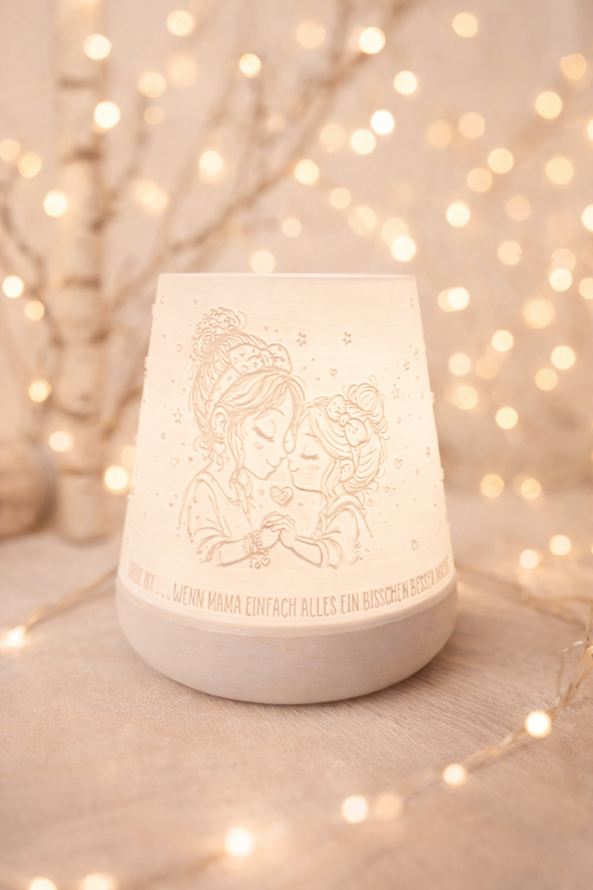 3D-Druckdatei - Windlicht - Liebe ist... Mama