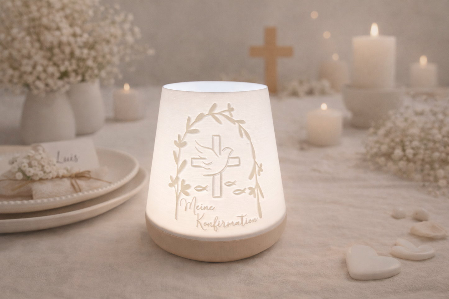 3D-Druckdatei - Windlicht - Meine Konfirmation