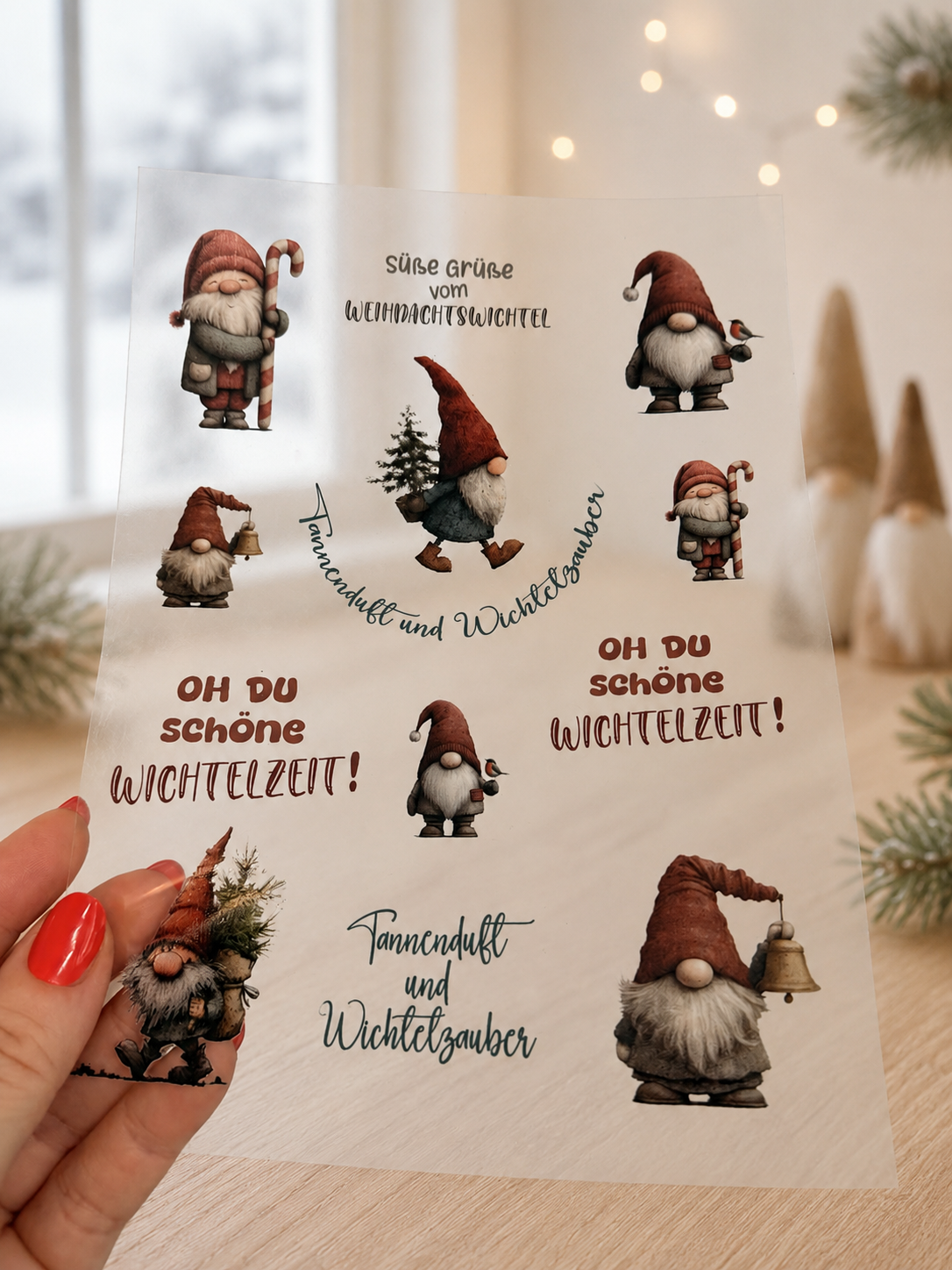 Rub-On Sticker Winter Nr. 4