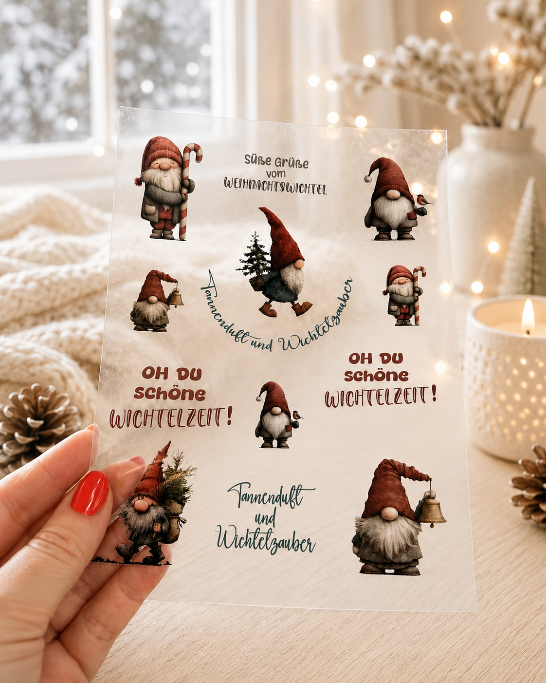 Rub-On Sticker Winter Nr. 4