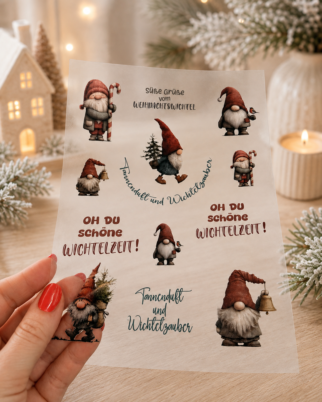 Rub-On Sticker Winter Nr. 4