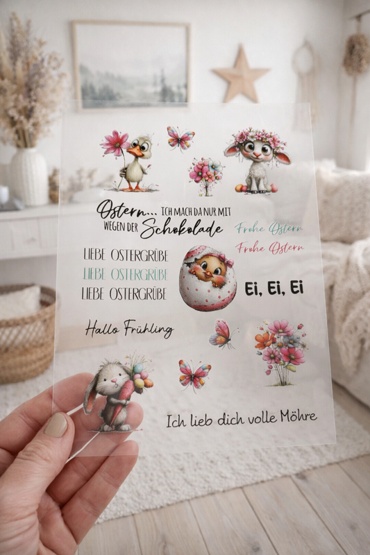 Rub-On Sticker Ostern No.1