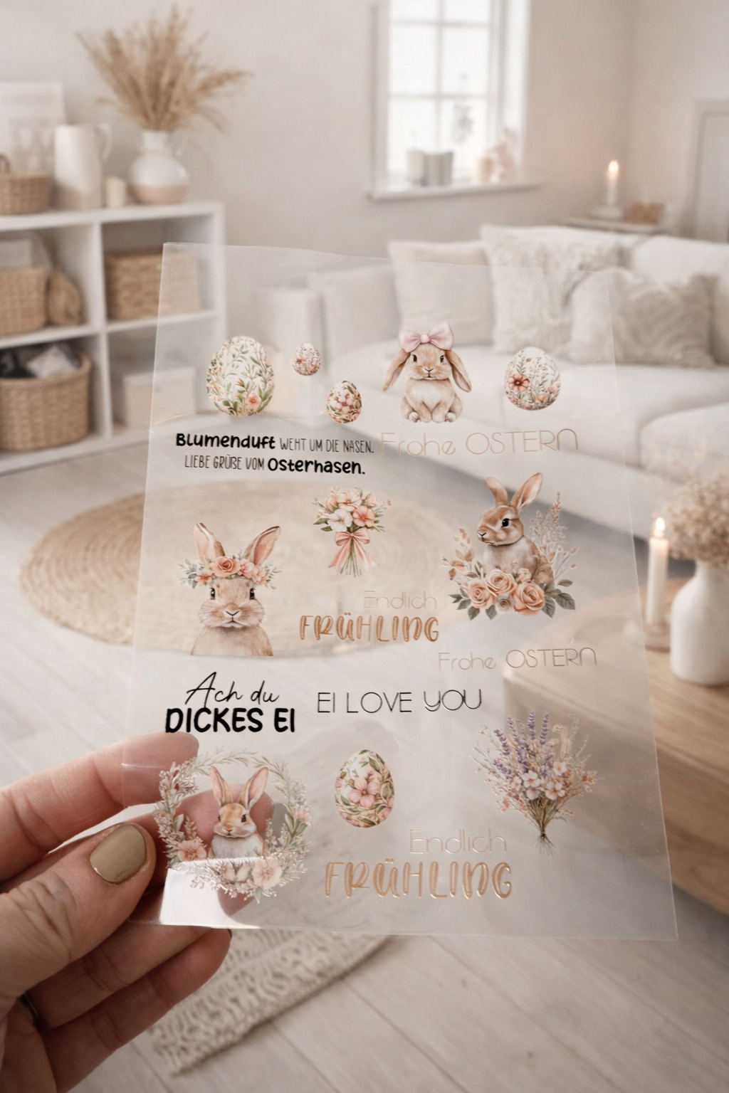 Rub-On Sticker Ostern No.2
