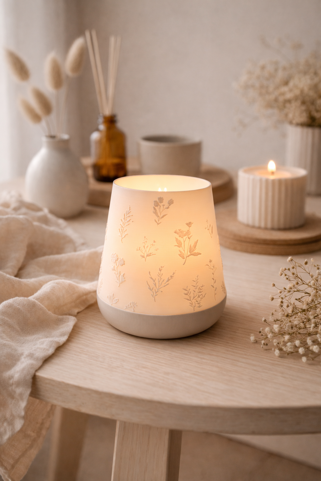 3D-Druckdatei - Windlicht - Wildblumen
