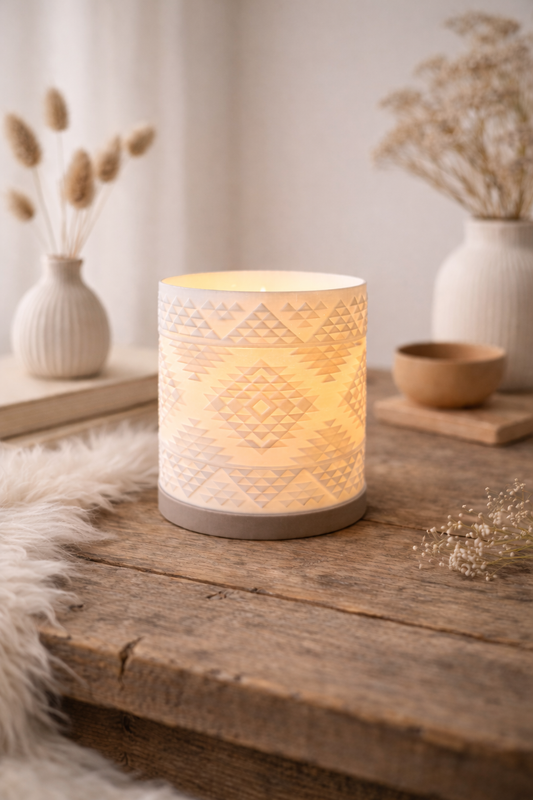 3D-Druckdatei - Windlicht - HAPPY CAMPER "Van mit Aufstelldach"