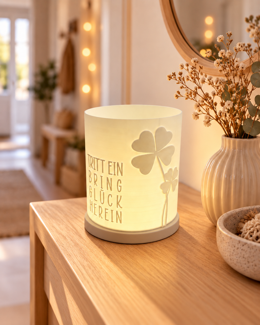 3D-Druckdatei - Windlicht - Glück