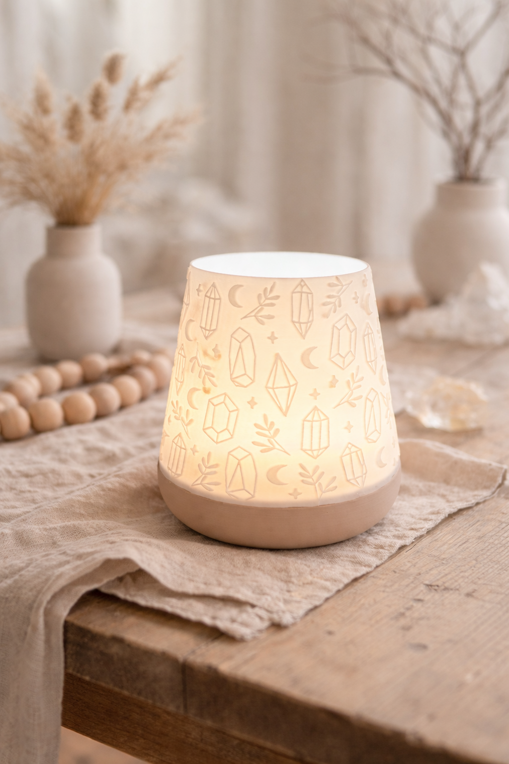 3D-Druckdatei - Windlicht - Diamant