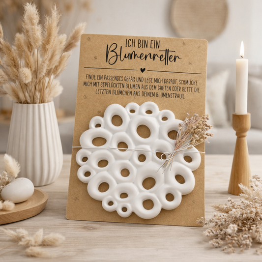 Blumenretter aus Raysin mit Karte