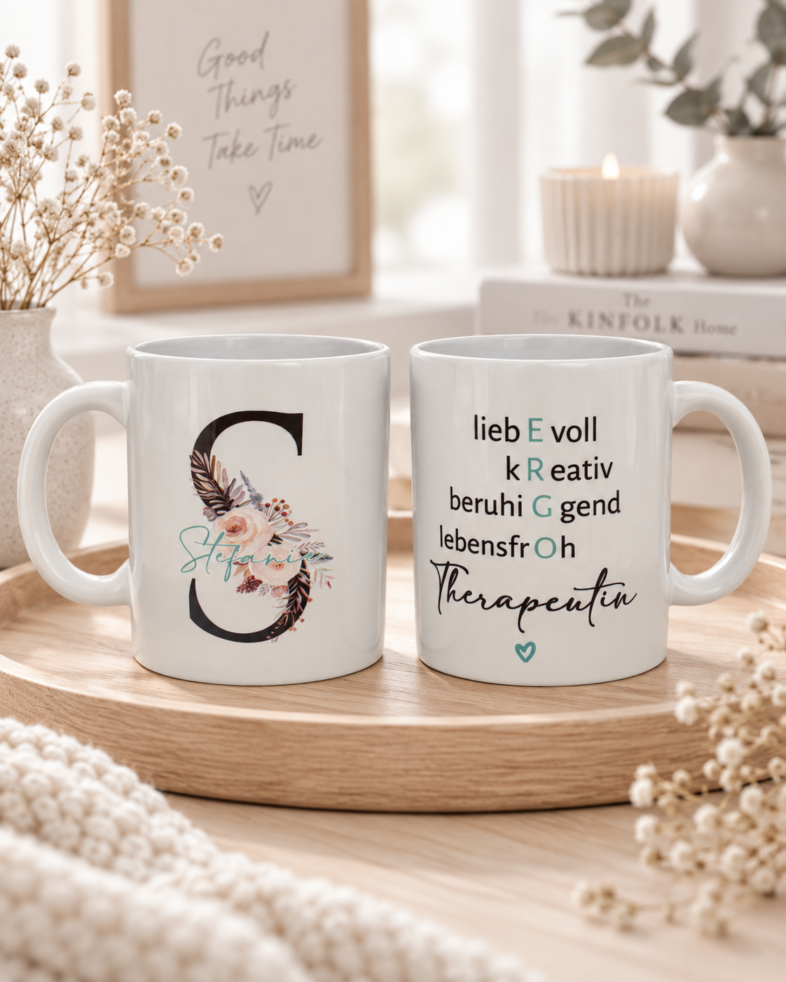 Tasse Ergo Therapeutin in Keramik