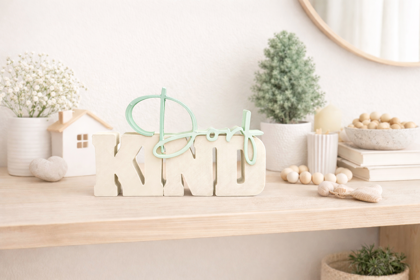 Dorfkind Deko Schriftzug in 3D