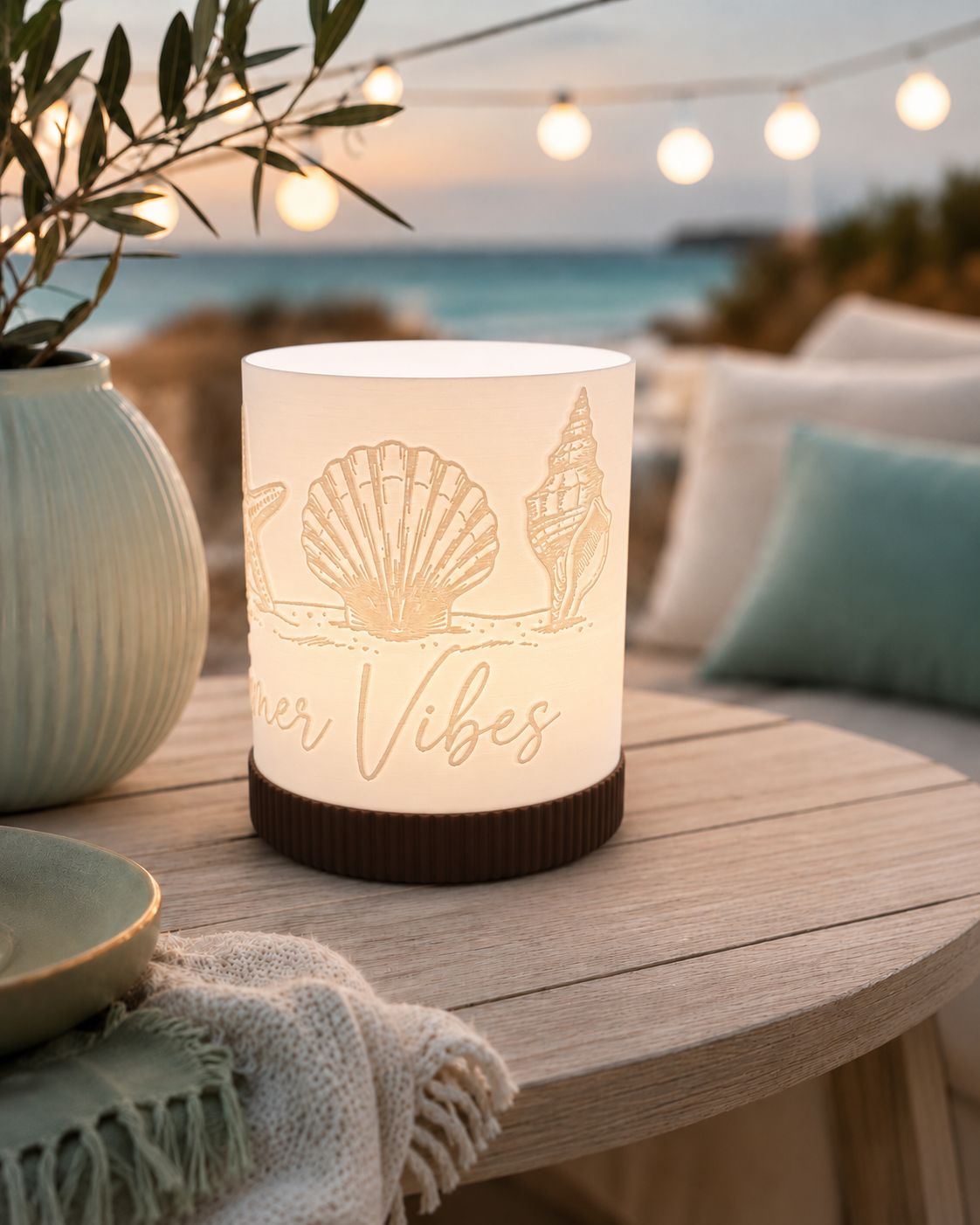 3D-Druckdatei - Windlicht -  Summervibes