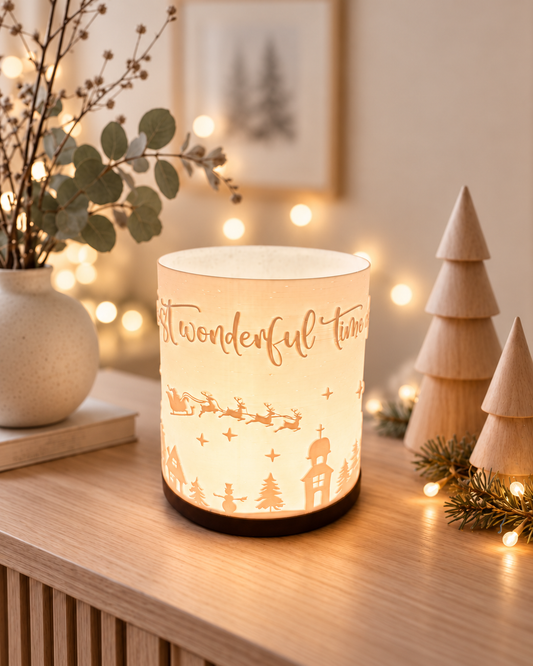 3D-Druckdatei - Windlicht - wonderful time