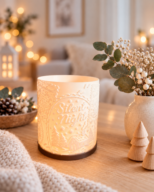 3D-Druckdatei - Windlicht - Weihnachts-Briefmarken