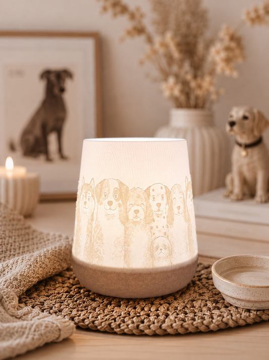 Windlicht - Deko -  HUNDE