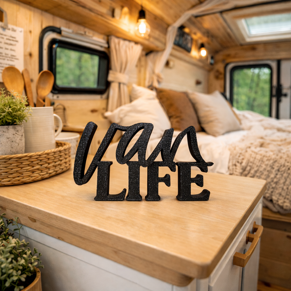Van LIFE Deko Schriftzug in 3D