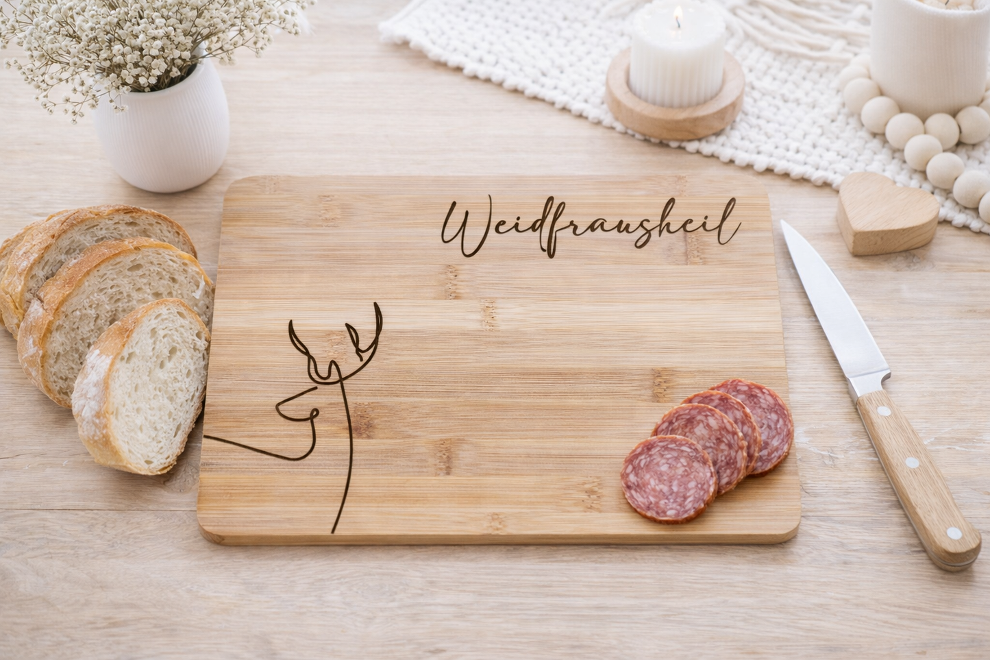 Das Frühstücksbrett für Jäger